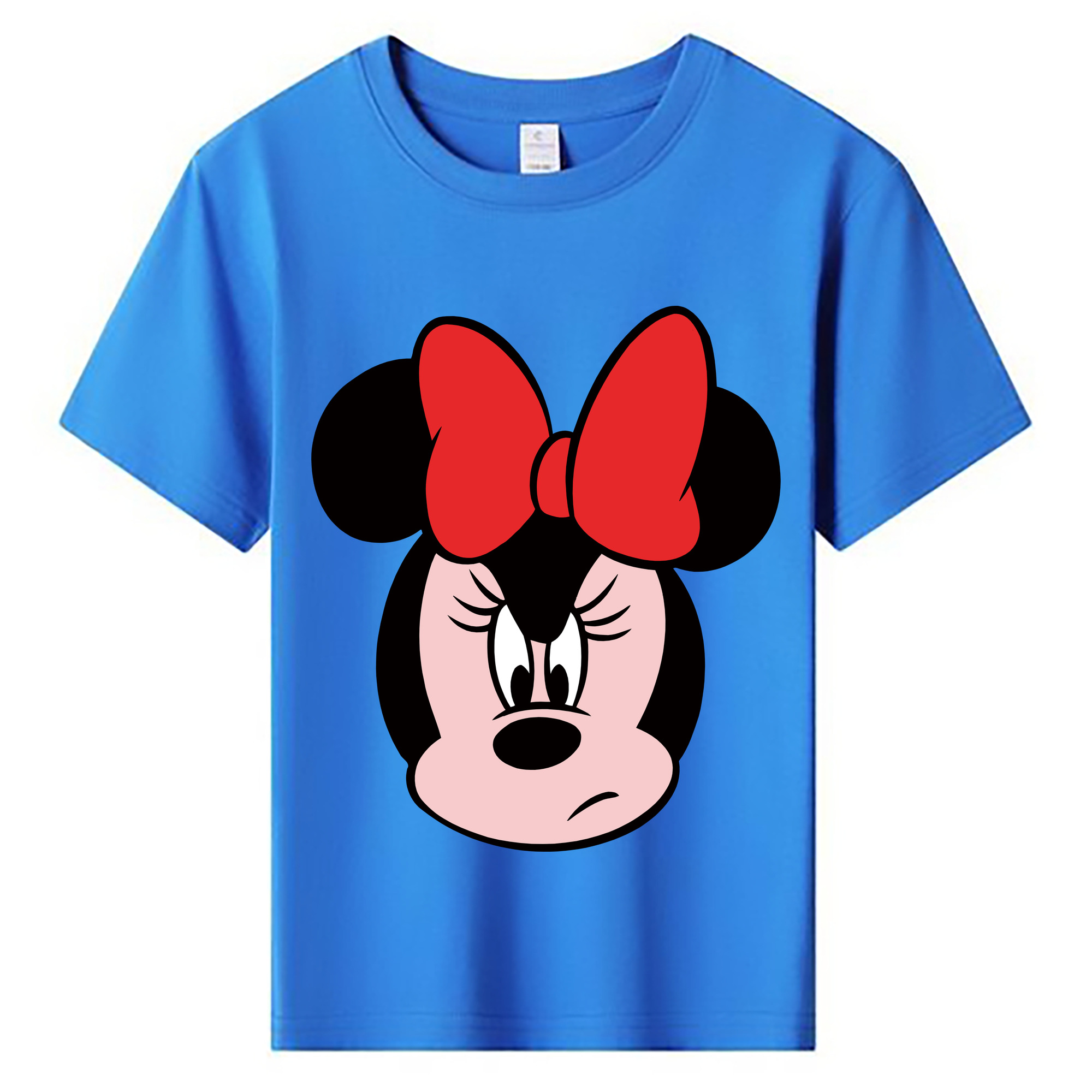 ミッキーマウス Mickey Mouse 綿100％キッズTシャツ（フロントプリント）
